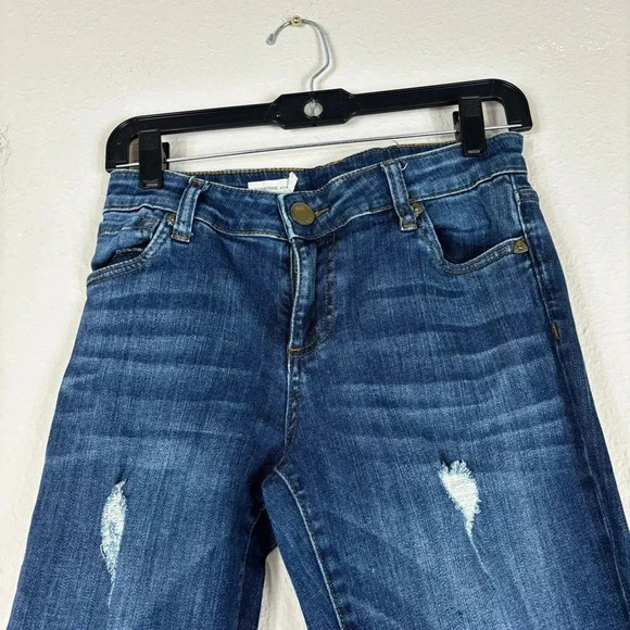 Kut from the Kloth Catherine Boyfriend Blue Jeans sz 4 - Picture 3 of 8